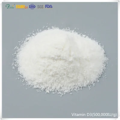 Vitamin D3 50 50, 000 Iu/G Fat Soluble Powder Feed Grade/Food Grade Feed Additives/Food Additives with GMP Certification