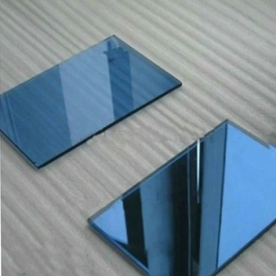 4mm 5mm 6mm 8mm 10mm Dark Blue Ford Blue Reflective Glass for Budling, Window