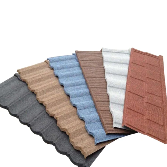Roofing Construction Materials Decoration Sheet Building Materials Metal Corrugated Stone Coated Steel Roof Tile